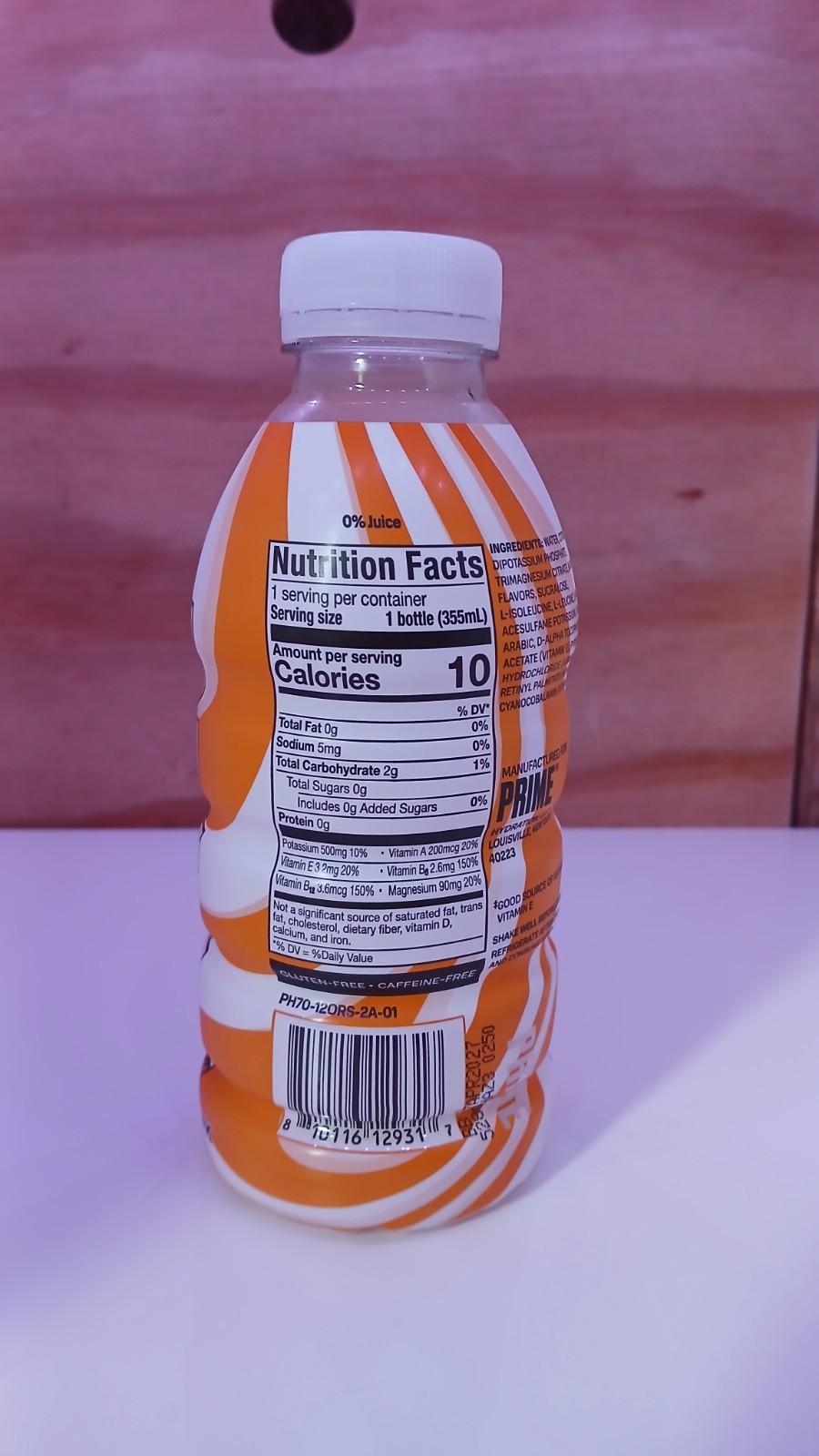 PRIME Mini Bottle 3 Pack Orange Swirl , Berry Freeze Revamp, Berry Freeze