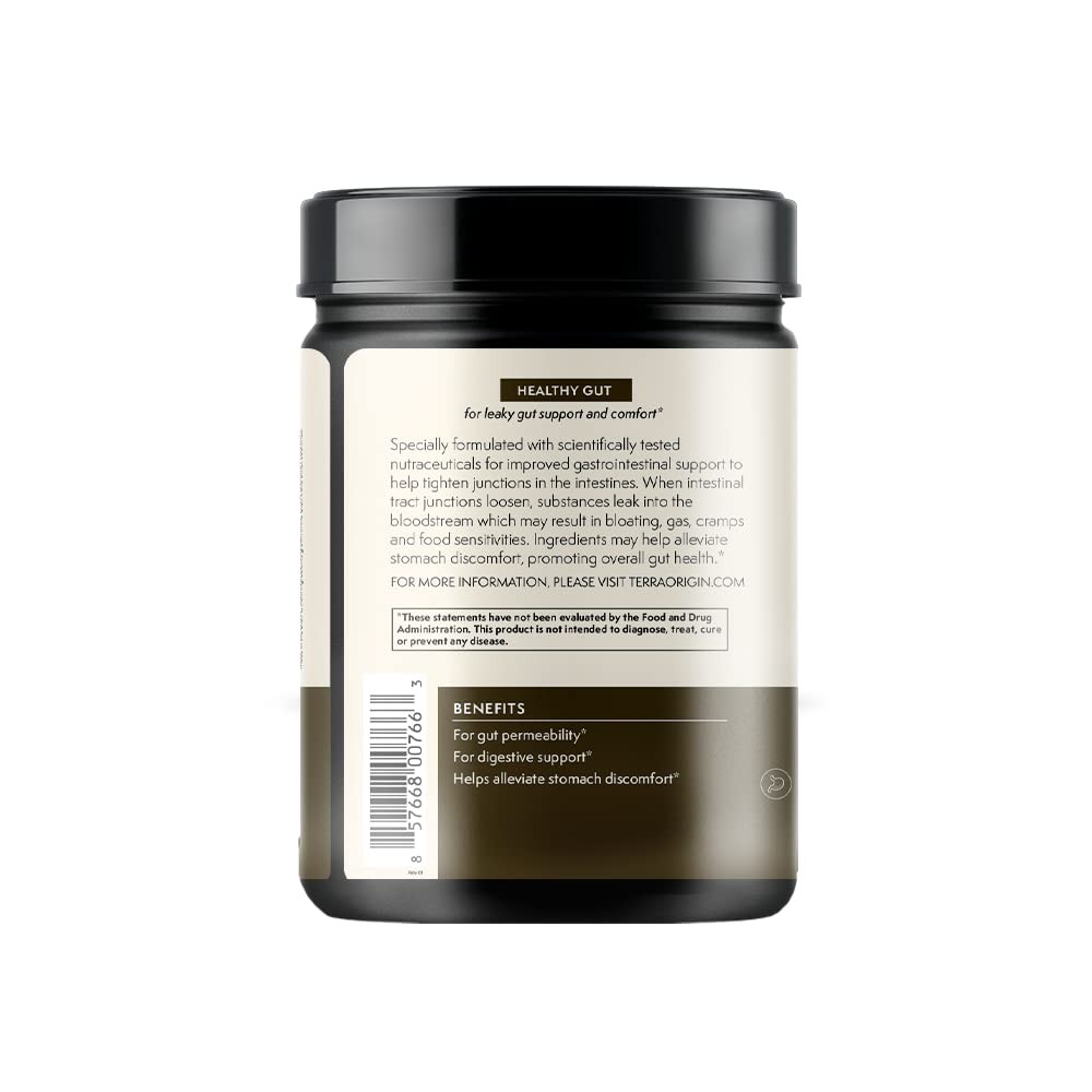 Healthy Gut Chocolate | 30-Servings with L-Glutamine, Zinc, Glucosamine, Slip…