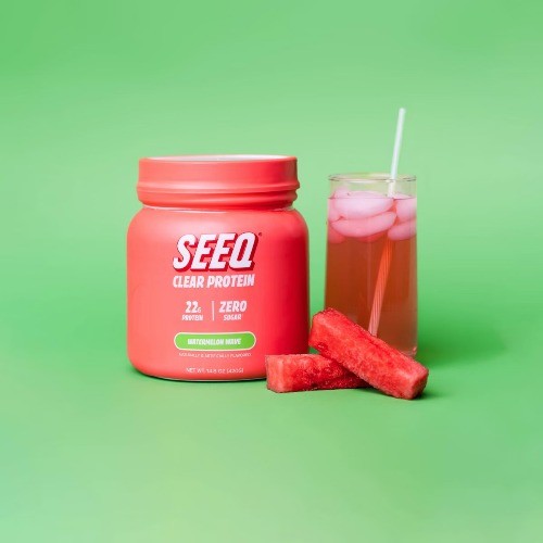 Seeq Clear Protein Powder – Watermelon Wave – Whey Protein Isolate – 15 Servings