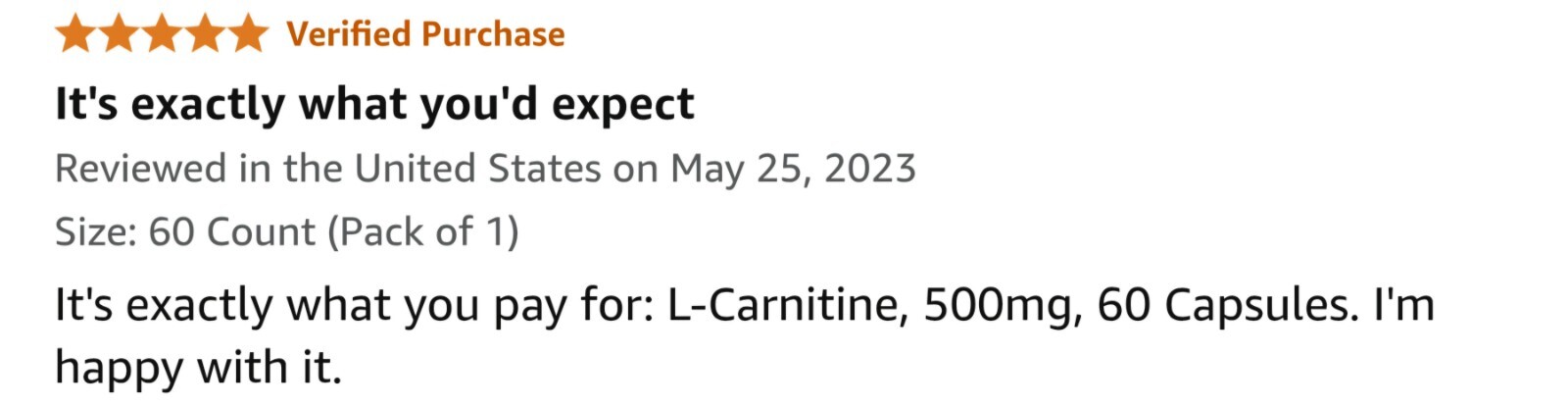 GNC L-CARNINTINE 500 mg 60 Capsules ( 60 Servings ) BEST BY 10/26