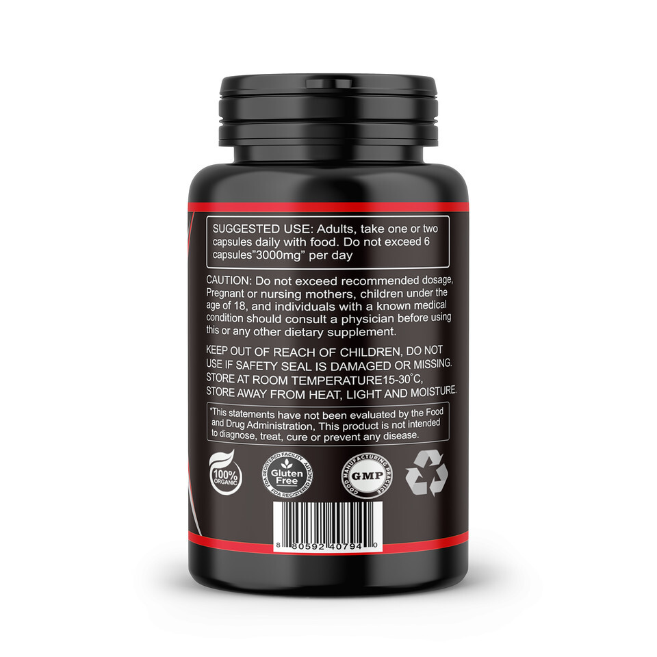 TRIBULUS TERRESTRIS 96% SAPONINS BIG MUSCLES 7500mg EXTRACT TESTOSTERON PILLS