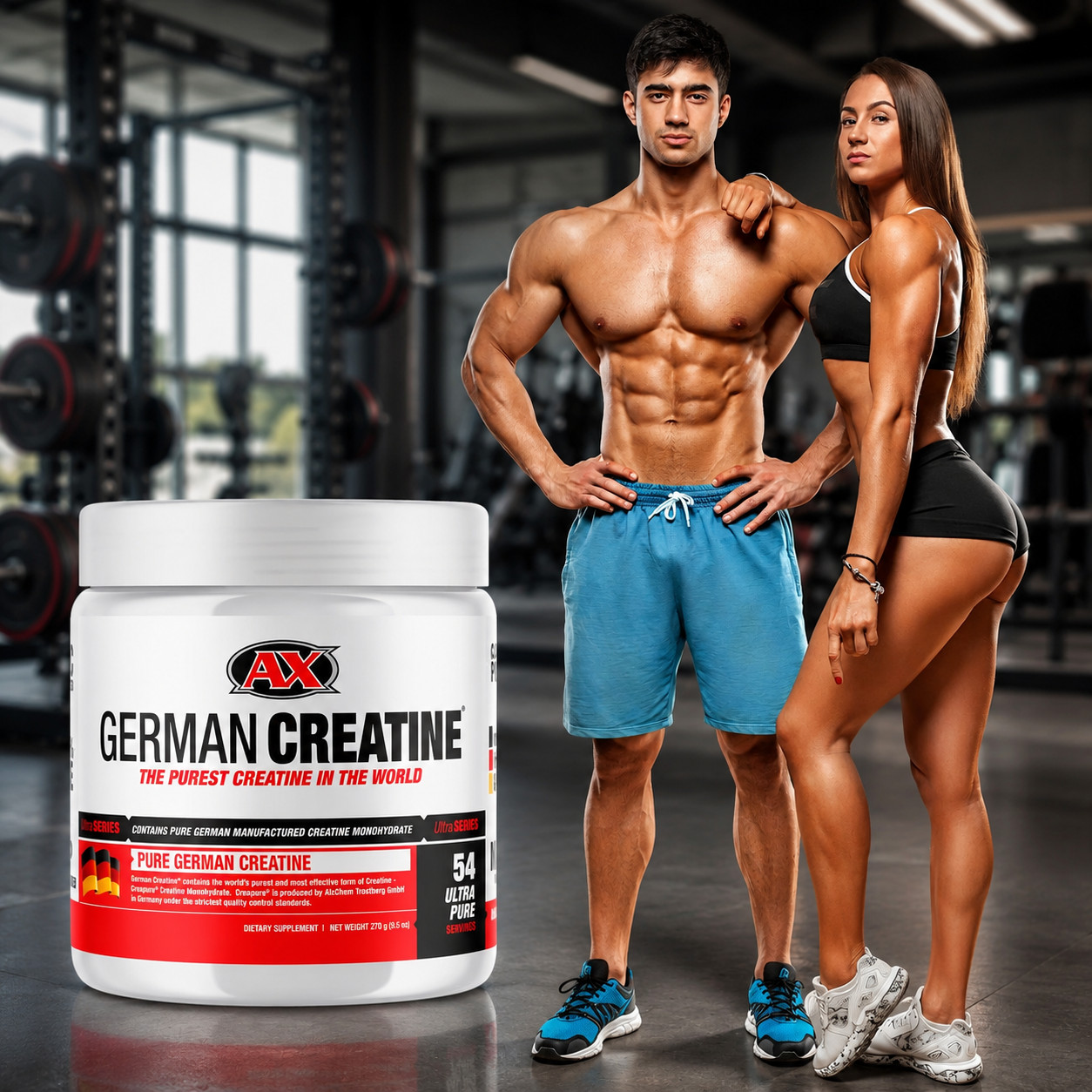 German Creatine – Micronized Creatine Monohydrate Powder 99.99% Pure Creapure…