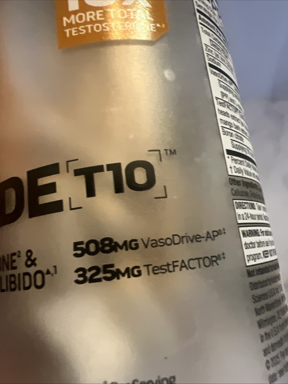 Muscletech Test Peptide T10 Dietary Supplement 56 Capsules – NEW