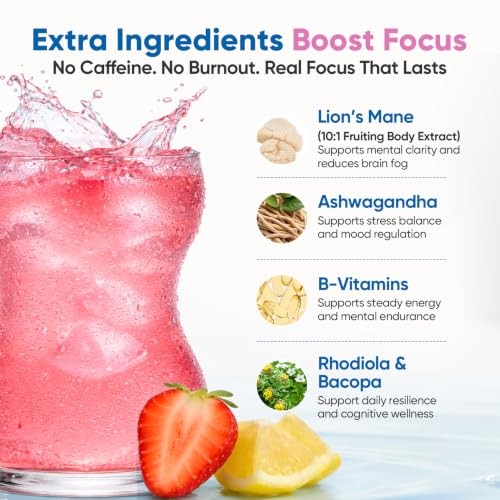 2-in-1 Hydration Packets + Focus Support 1 Pound (Pack of 1) V1-variety
