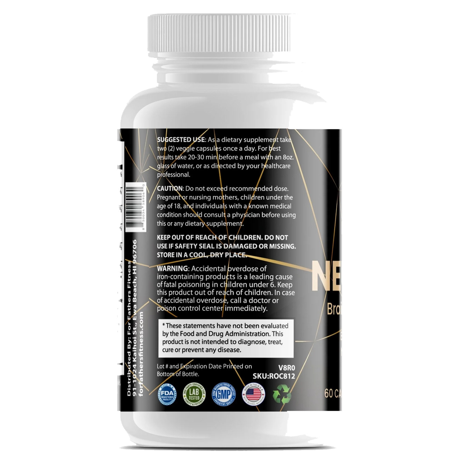 Neuro Plus Brain Supplement for Increased Focus & Cognitive Performance