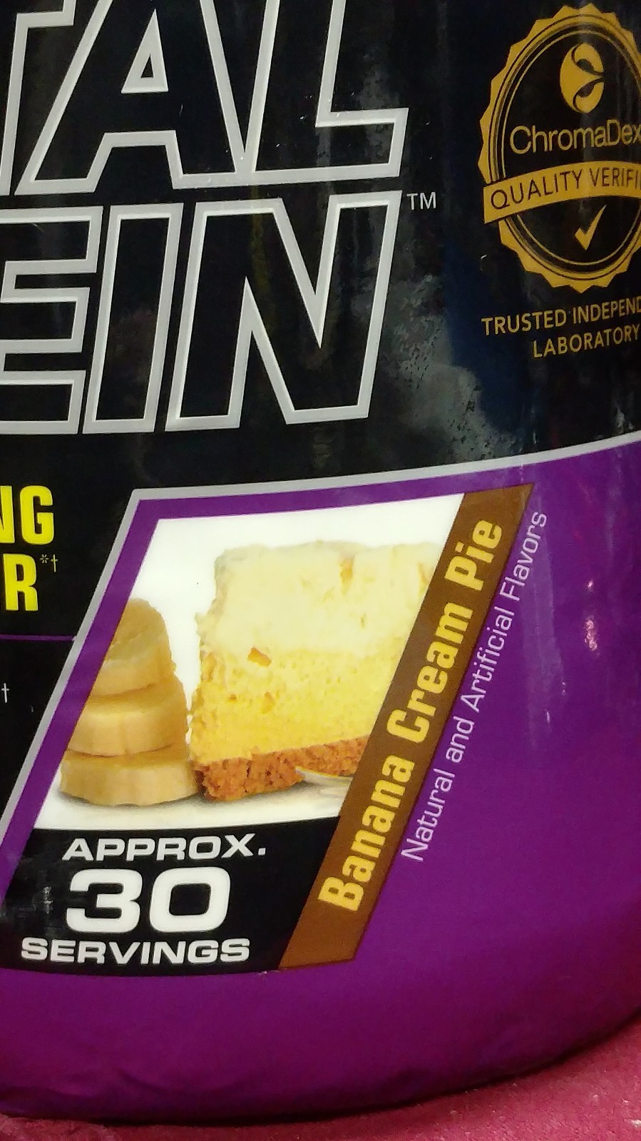 Cutler Nutrition – Total Protein Powder – Banana Cream Pie – 2.18 lbs – 3/2025