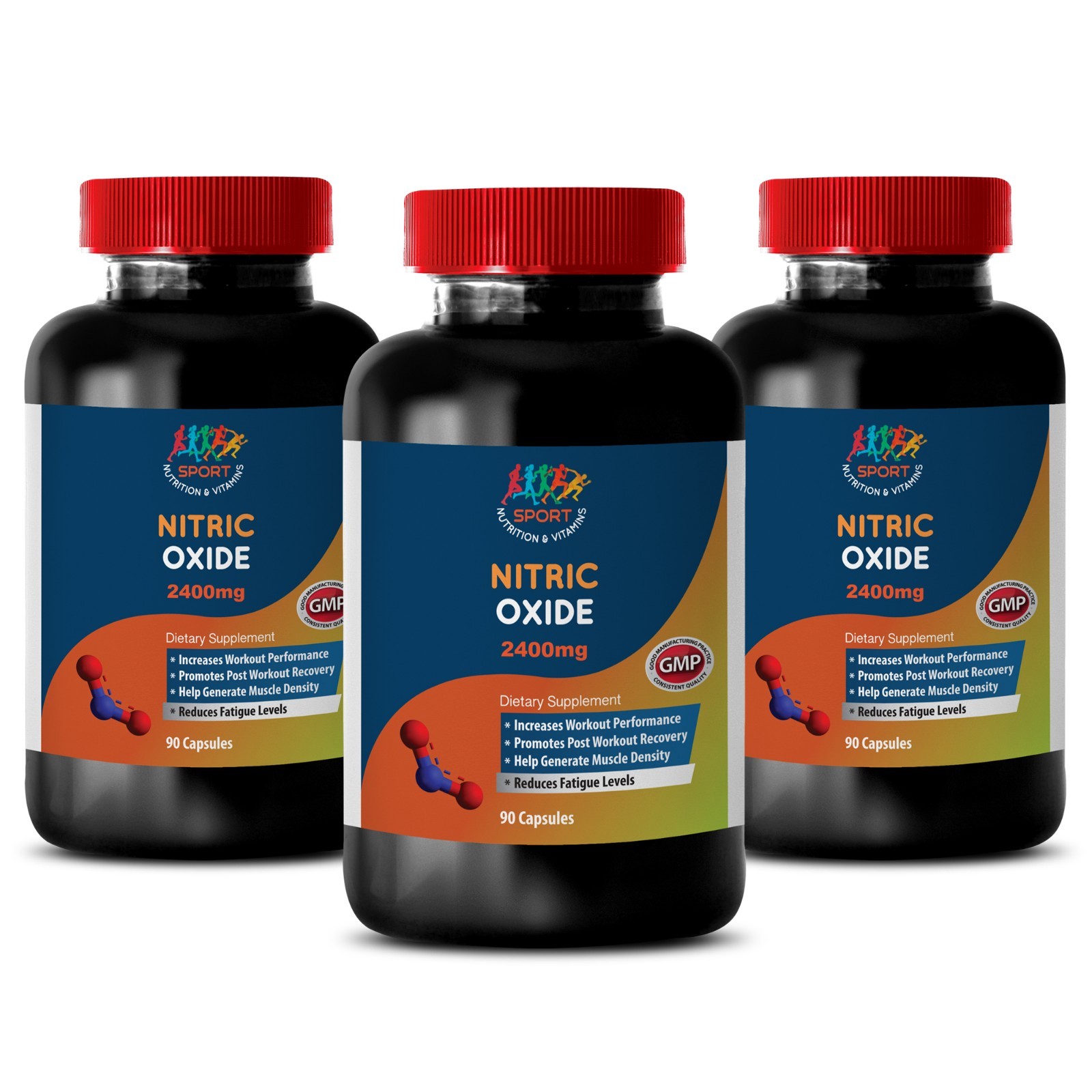 pre workout supplement – Nitric Oxide 2400mg 3 Bottles – arginine amino acids