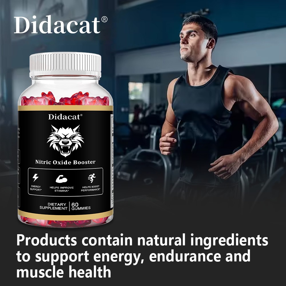 Maca root 100mg,Ashwagandha 100mg 60 gummies | Nitric oxide booster | Strength