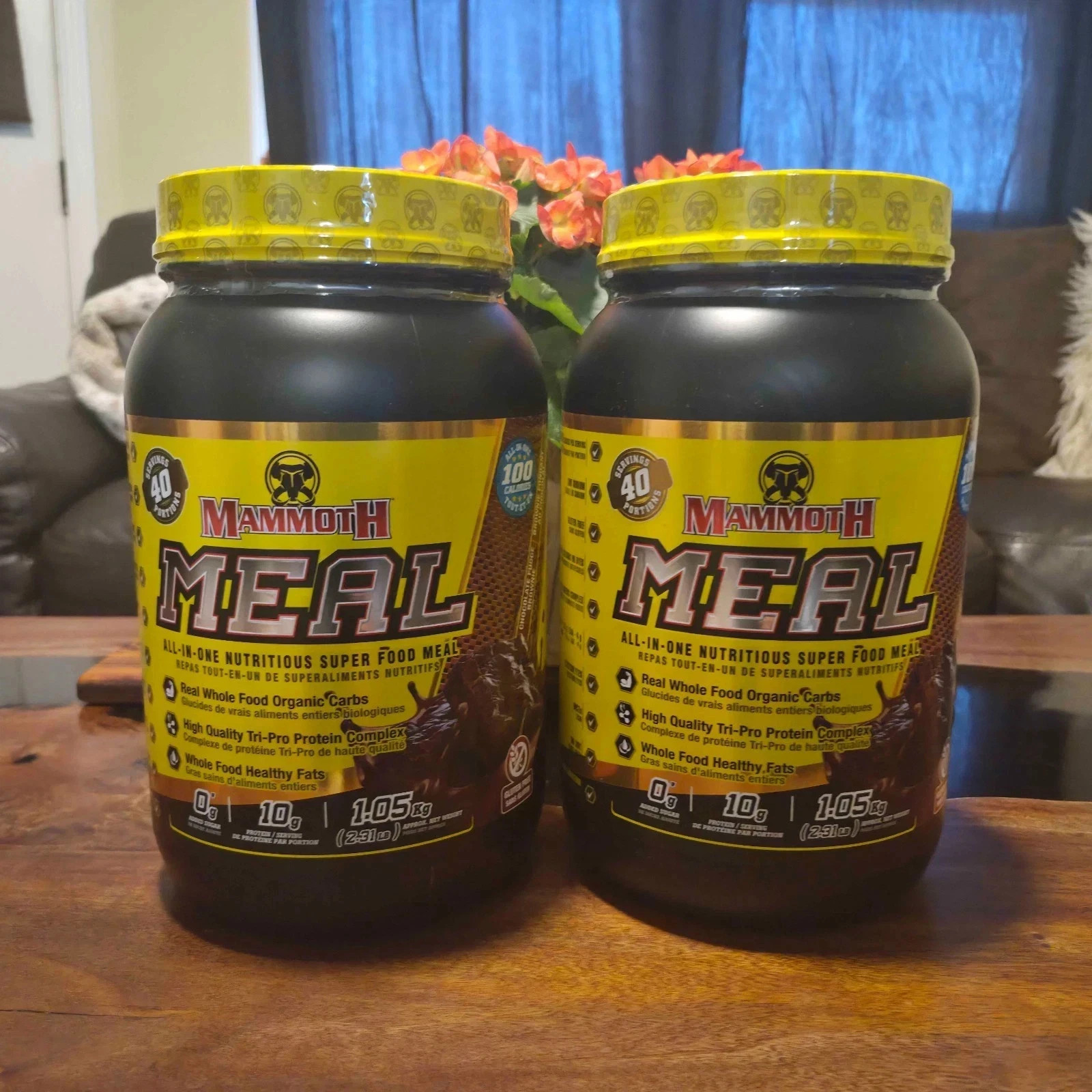 2 Pack Protein Powder 2.25lb NEW/SEALED – Chocolate Fudge Brownie (5lb Total)