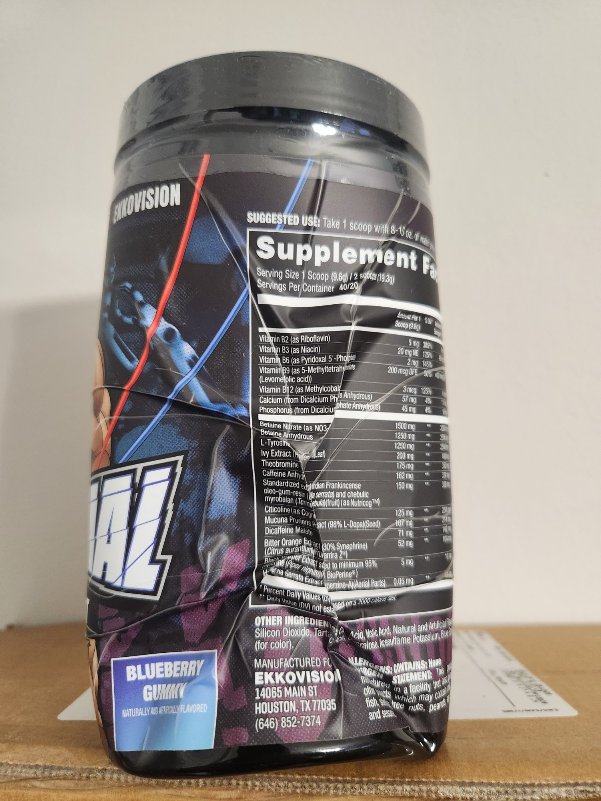 Ekkovision OPTISMAL V1 Pre Workout