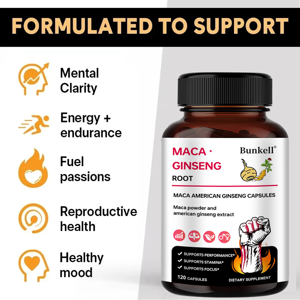 Maca Ginseng Root – Supports Mental Clarity, Energy + Endurance, Healthy Mood