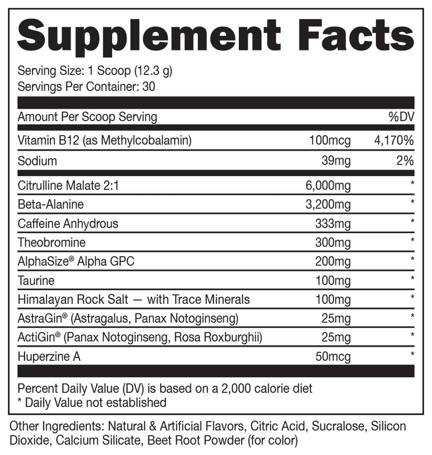 Bucked Up – Woke – HIGH STIM Pre Workout – Best Tasting – Focus Nootropic, Pu…