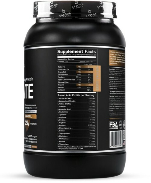 HYDROLYZED WHEY PROTEIN ISOLATE CARAMEL By Sascha Fitness