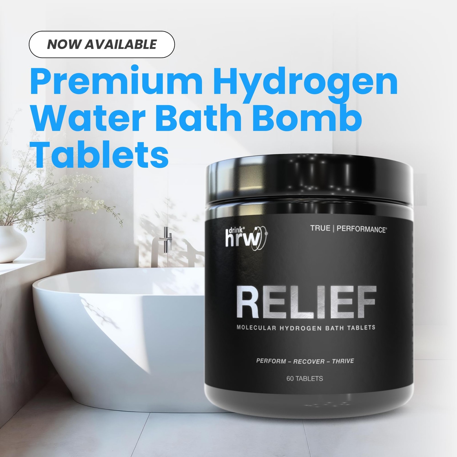 DRINK HRW Rejuvenation Molecular Hydrogen Water Tablets 12 ppm H2 – Hydrogen …