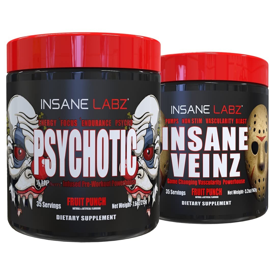 Pre Workout Nitric Oxide Booster Stack – Vascularity, Strength, Energy, Focus –