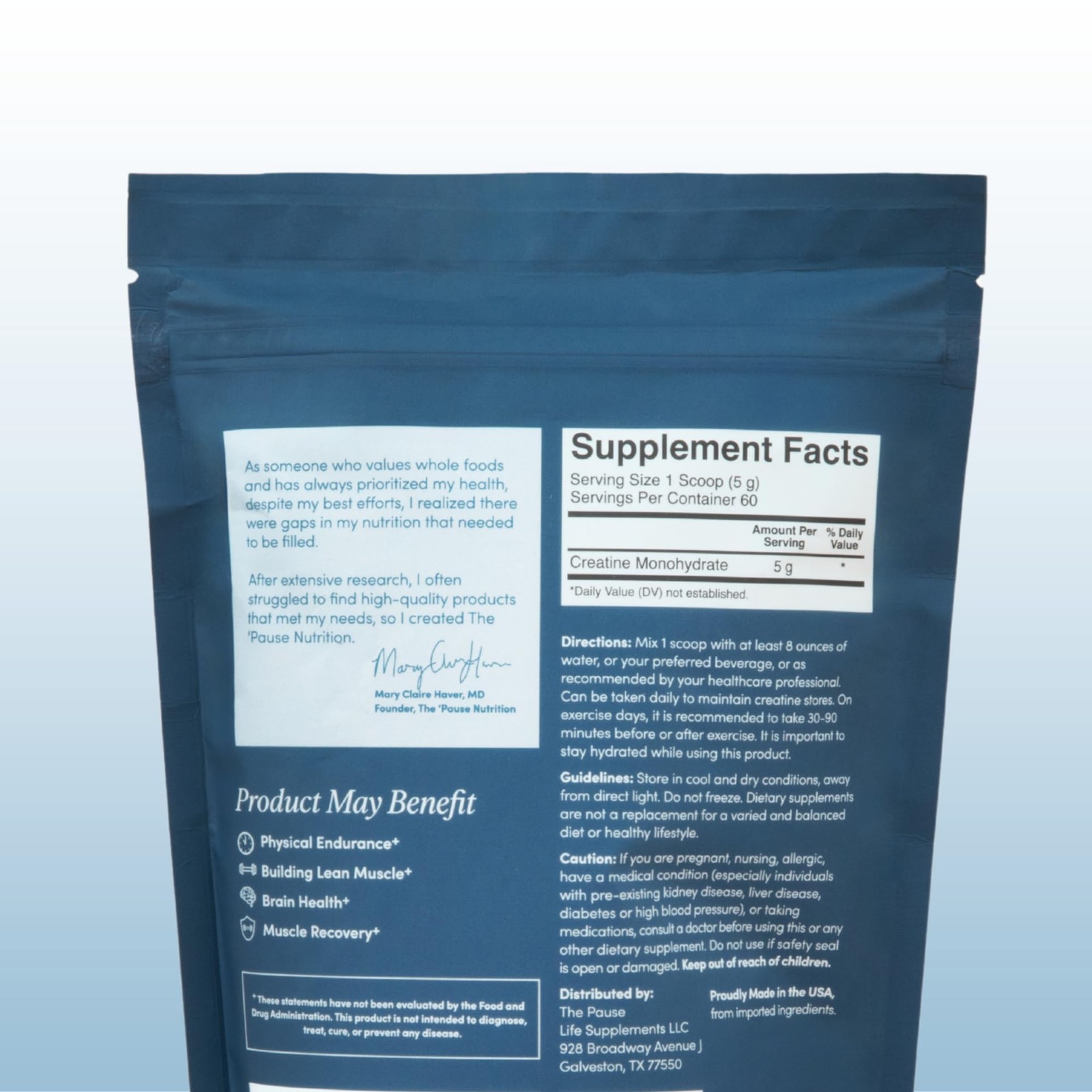 The ‘Pause Life Creatine Powder, Training Essential, 10.58 Ounce (Pack of 1)