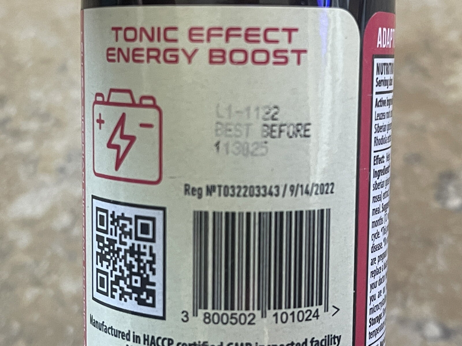 AdaptoGO Leuzea Ginseng Rhodiola Tonus Booster Energy Herbal supplement