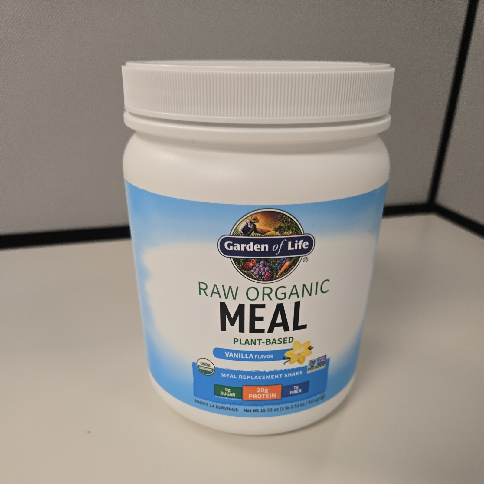 Garden of Life Raw Organic Meal Protein Powder, 1lbs – Vanilla