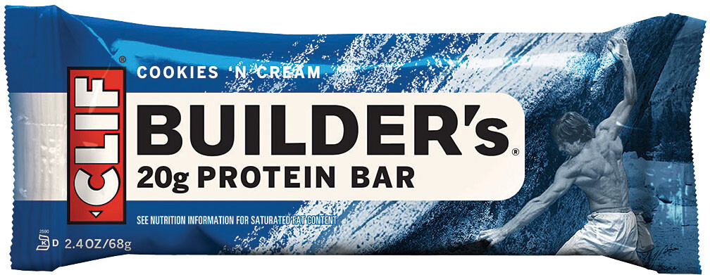 Clif Bar Clif Builder’s Clif Builders Cookies’n Cream Energy Food Pack of 12