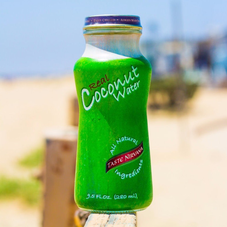 Taste Nirvana All Natural Real Coconut Water | 12 x 9.5oz Bottles