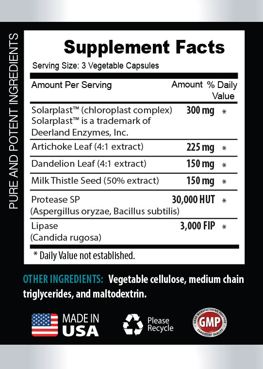 whole body cleanse – LIVER DETOXIFIER FORMULA – liver support – 1 Bottle