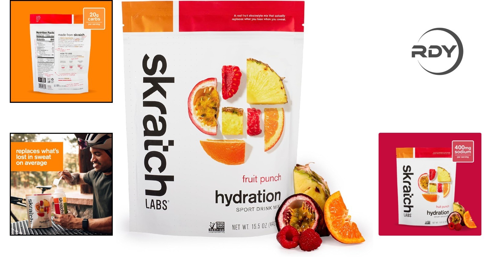 Electrolyte Drink Mix – Fruit Punch Flavor for Endurance & Hydration
