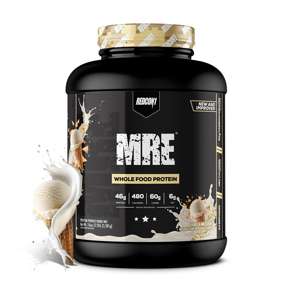 MRE Whole Food Protein Powder, Vanilla Milkshake – Meal Replacement Made