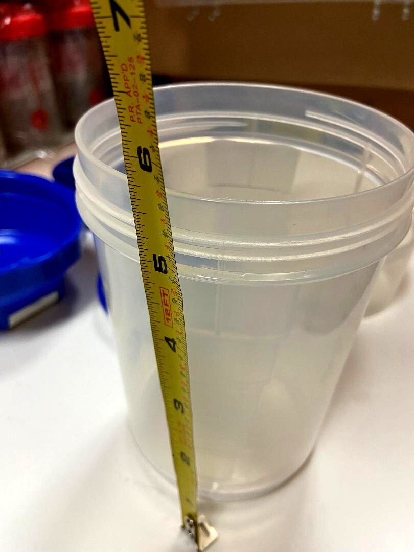 Spider BiG Fat Maxi Shaker Bottle Clear/Blue -Scale:25 oz (Cup HOLD: 30 oz)