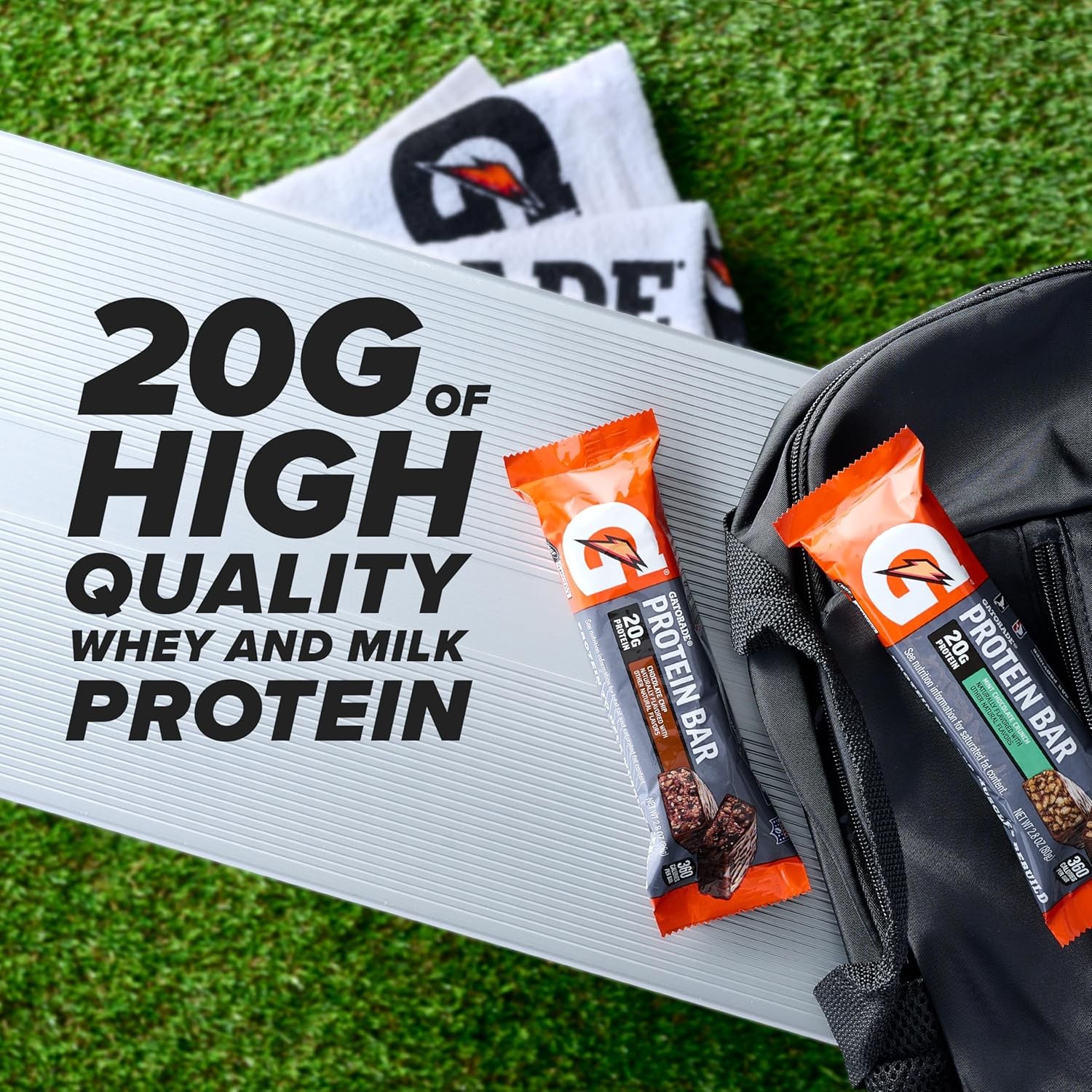 Cookies N Crème Whey Protein Bar Refuels Energy & Rebuilds Muscle 2.8oz (12-pk)