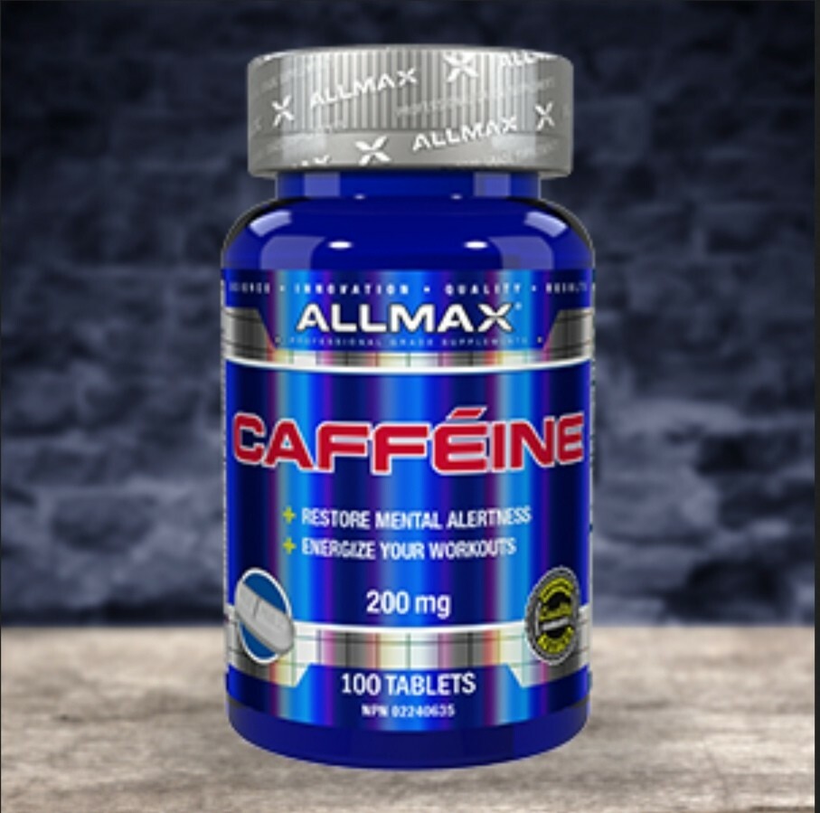 x5 Caffeine – ALLMAX®, Energy, Fat Burning, Mental Focus, 200mg, 500 Tablets