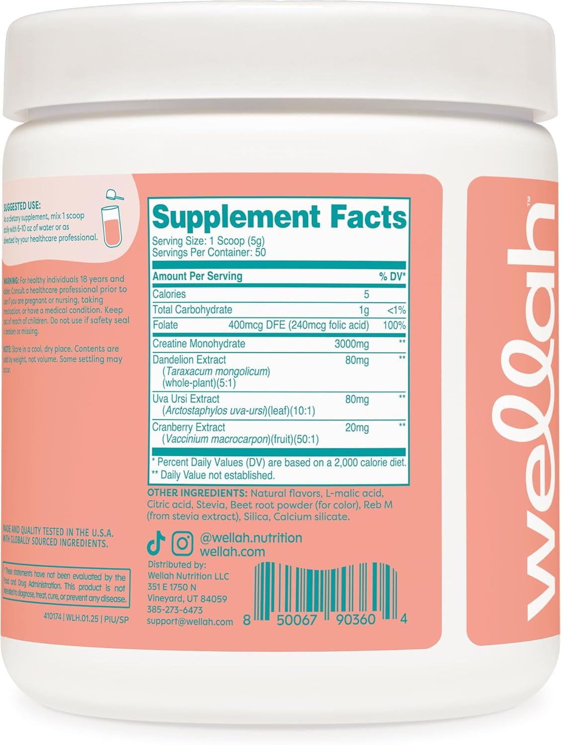 Pump-It-Up Creatine (50 Servings, Strawberry Pina Colada) – Creatine Monohydr…
