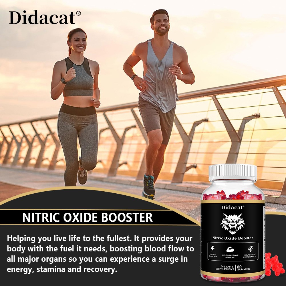 Maca root 100mg,Ashwagandha 100mg 60 gummies | Nitric oxide booster | Strength