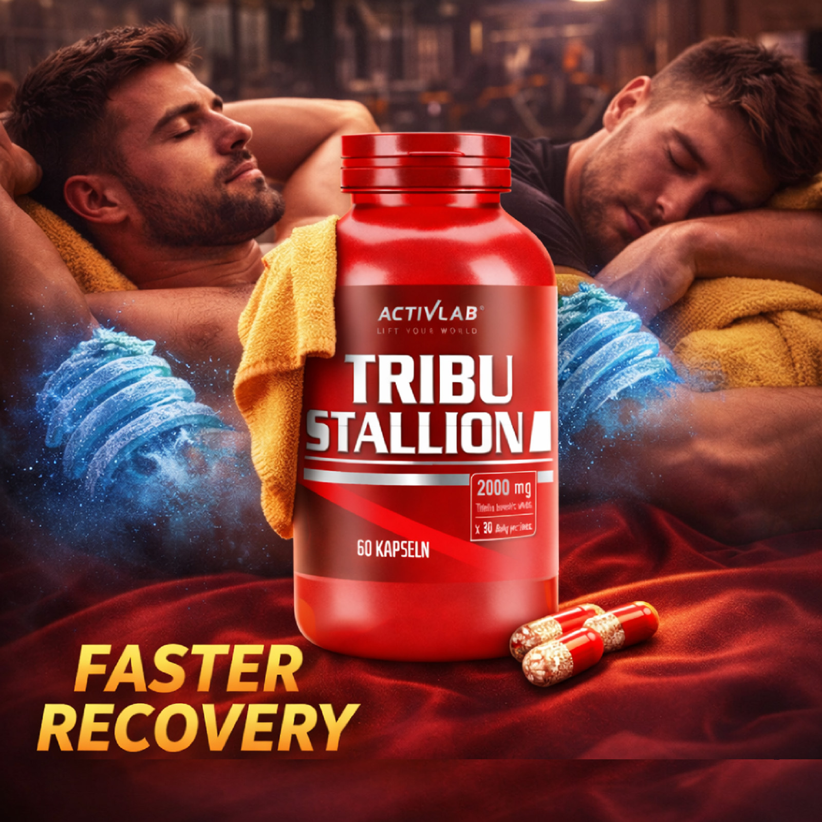 TRIBUSTALLION – Tribulus Terrestris Supplement – Herbal Testosterone Booster
