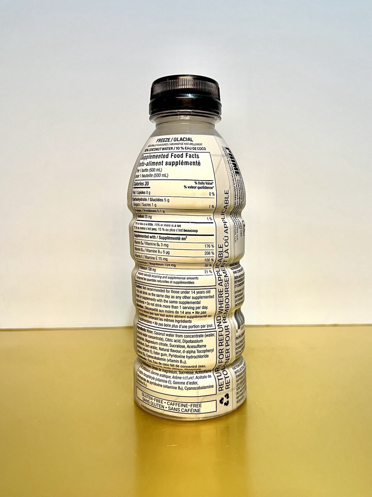 〽️New Exclusive White & Red Toronto Raptors PRIME Hydration Bottle Drink 500ml