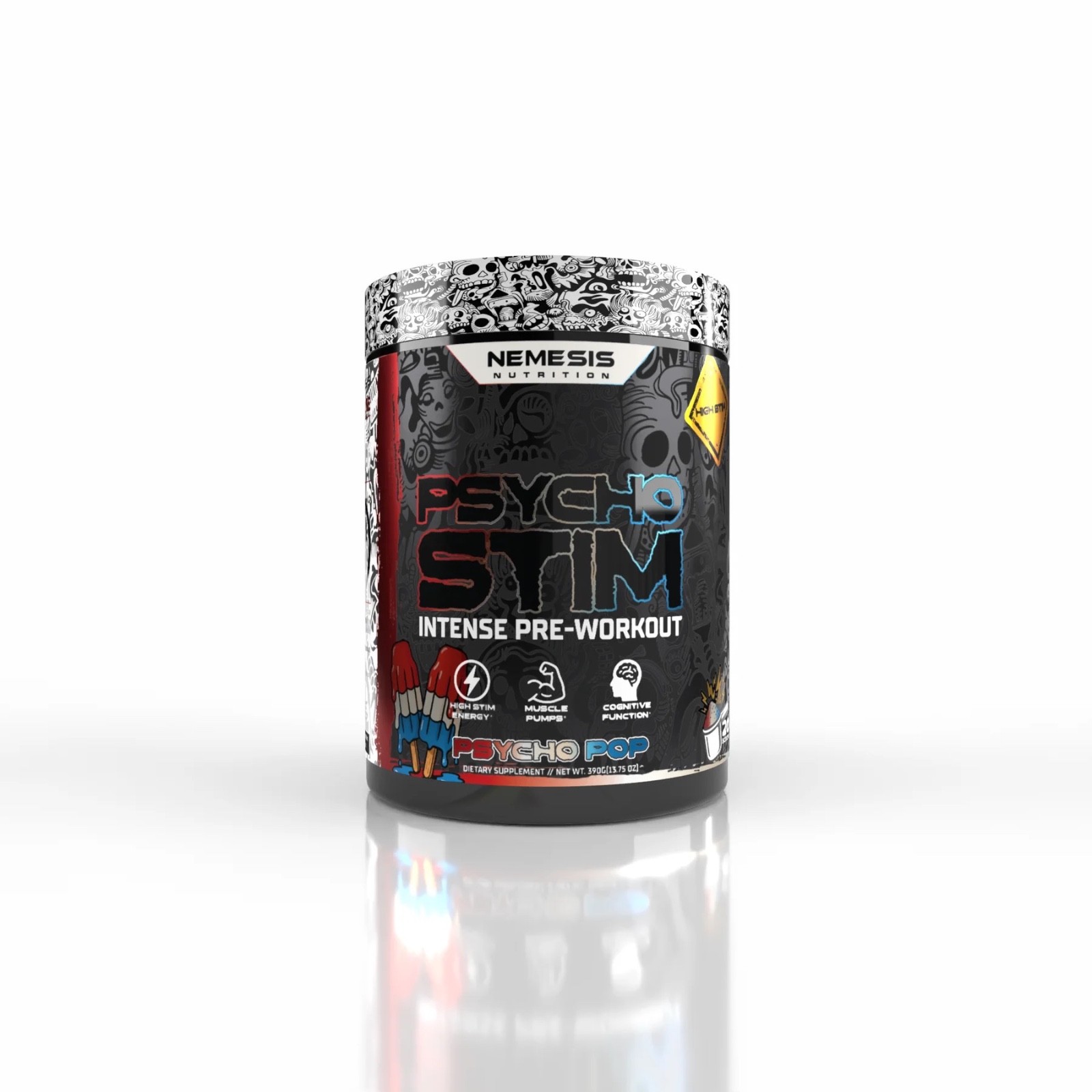 THE PSYCHO BUNDLE of 2 Items 1 High Stim and 1 Non Stim Pump Pre-Workouts