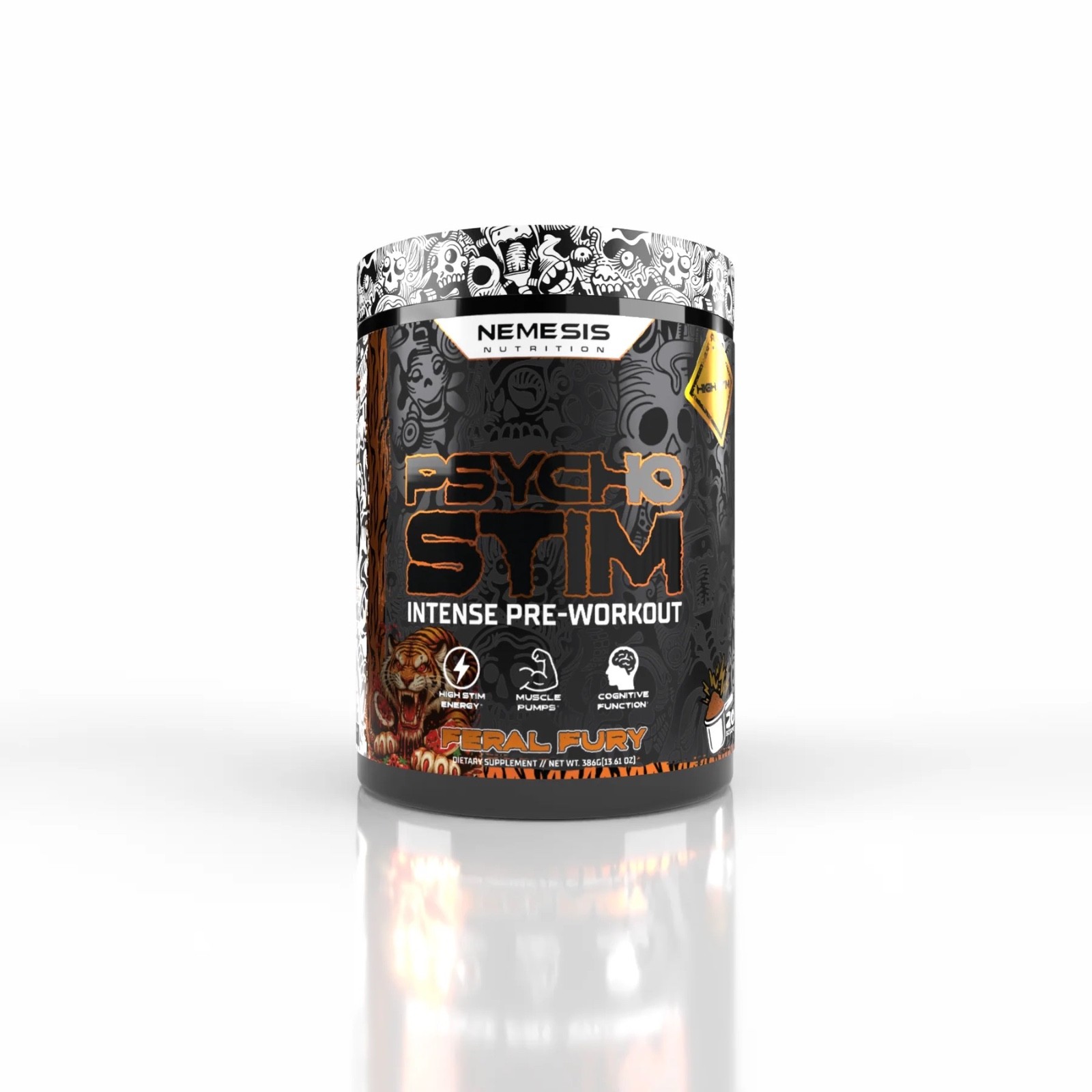 THE PSYCHO BUNDLE of 2 Items 1 High Stim and 1 Non Stim Pump Pre-Workouts