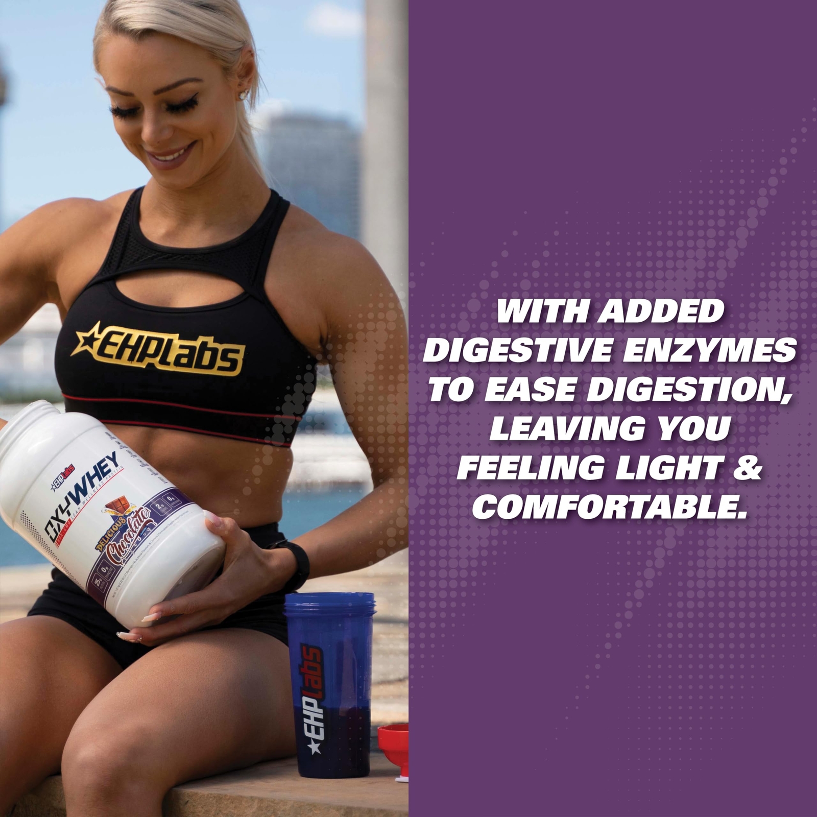 EHP Labs OxyWhey – Whey Protein Isolate, 25g Protein, Sugar-Free, 25 Servings