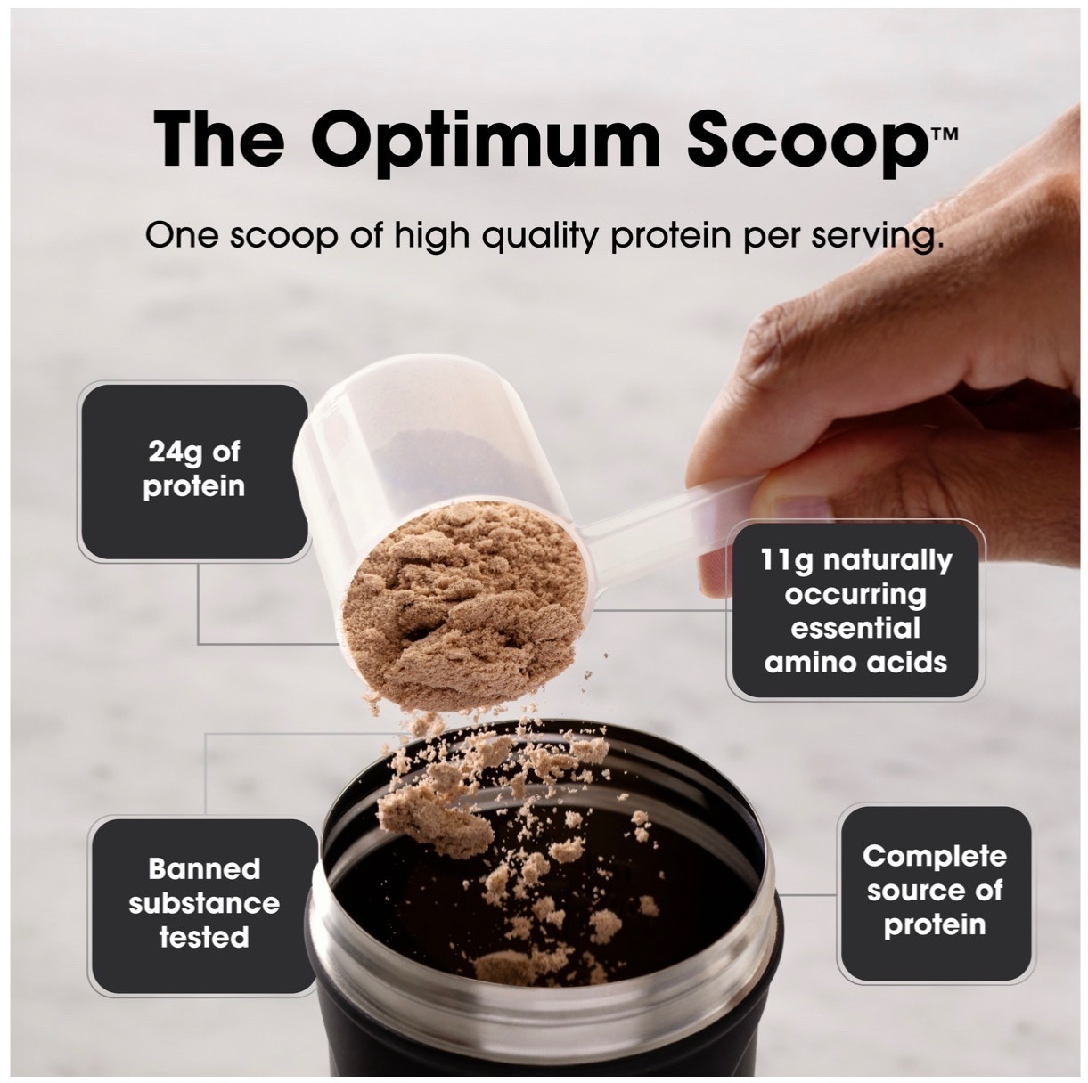 100% Whey Protein, Optimum Nutrition Gold Standard, 80 Servings, 24g Protein