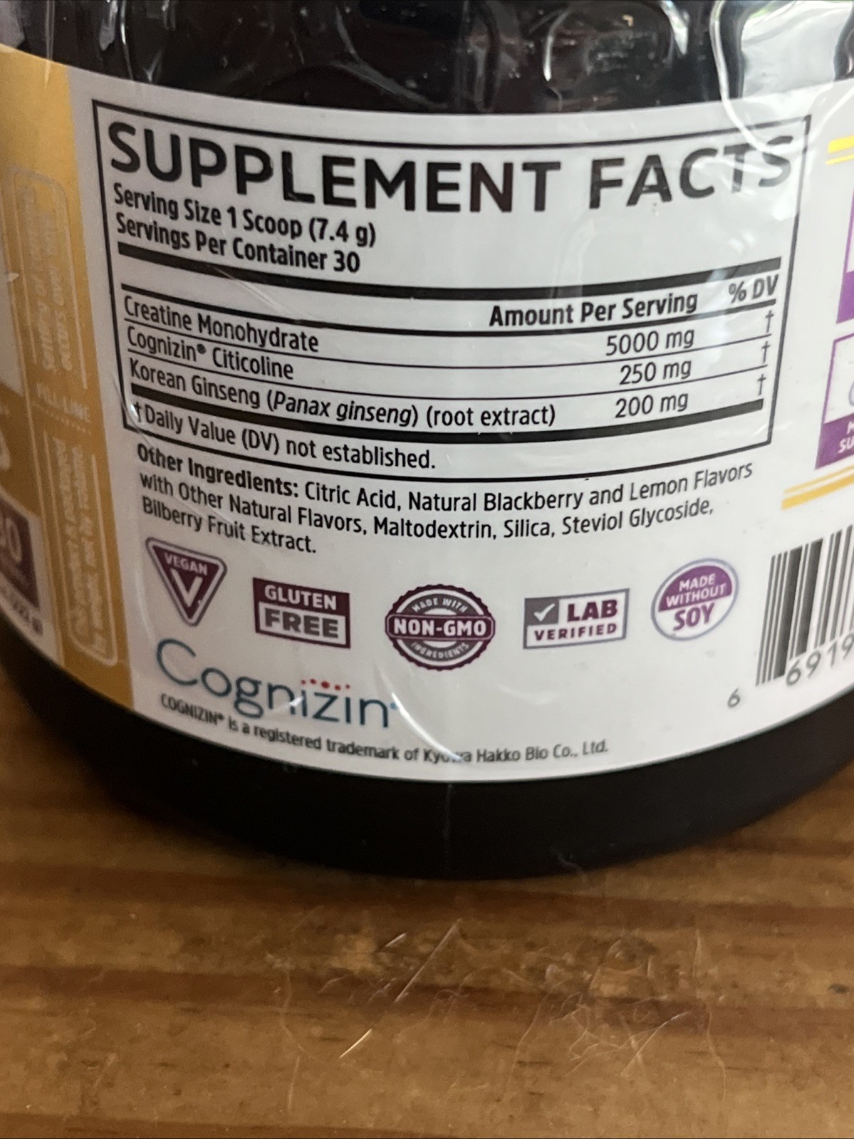 Zhou Creatine Calm + Focus 7.8 oz