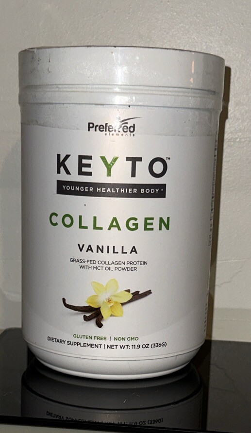 Preferred Elements Keto Keto Collagen Protein Powder- Vanilla-(best by:08/26)