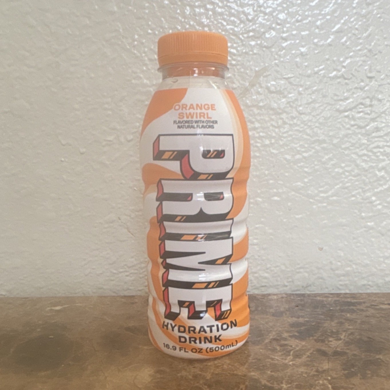 Prime Hydration Drink Orange Swirl Electrolytes 16.9 fl oz (500 mL)