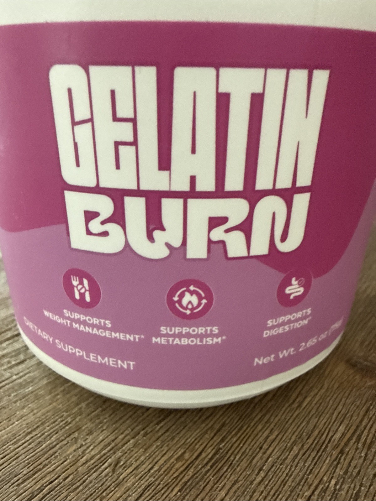 Gelatin Burn Powder Fat Burner Fit Advanced Fat Burn Weight Loss (30 Servings)