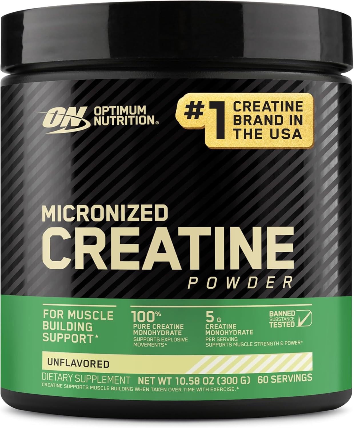 Micronized Creatine Monohydrate Powder 60 Servings Unflavored Packaging May Vary
