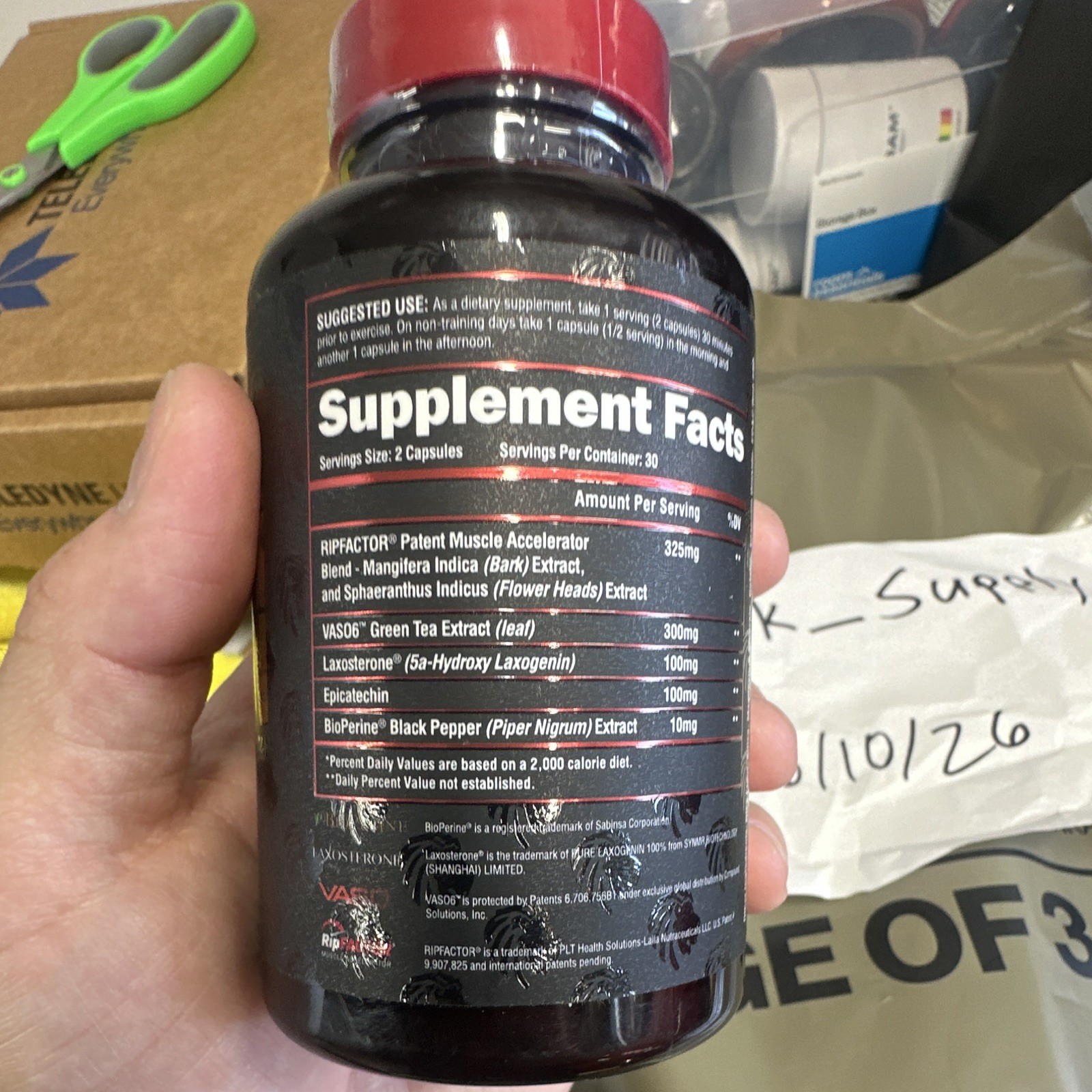 Alpha Lion SuperHuman Muscle Builder Capsules 60 Count
