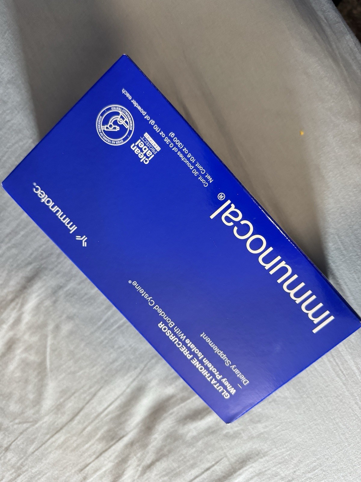 Immunocal Classic Blue Regular Glutathione Precursor, 30 Pouches by Immunotec