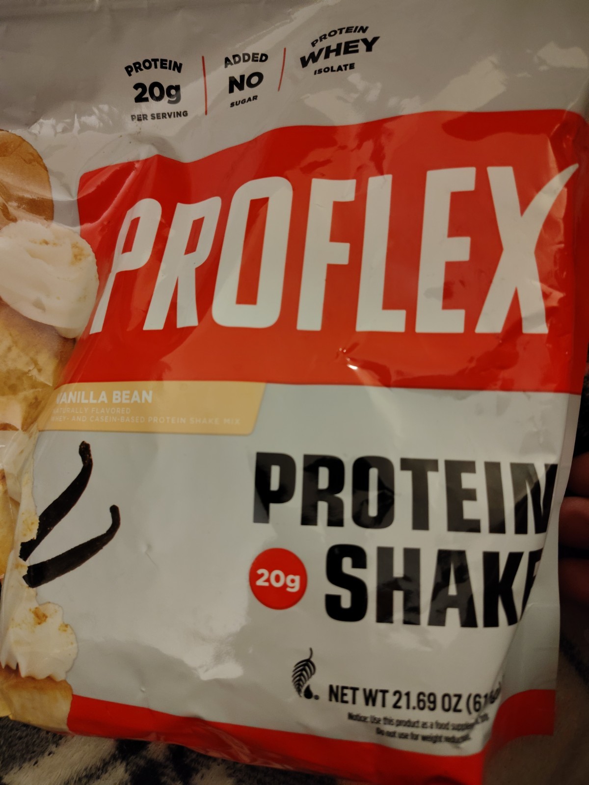 Melaleuca Proflex Protein Shake 21.69 oz Vanilla Bean 20g Protein 03/28 Exp.