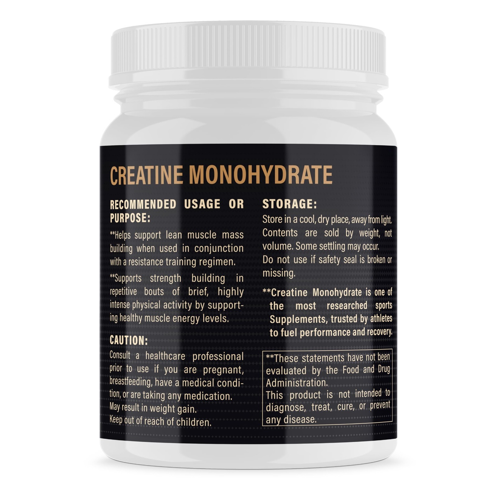 100% Pure Micronized Creatine Monohydrate Powder, 200 Servings, Unflavored, Vega