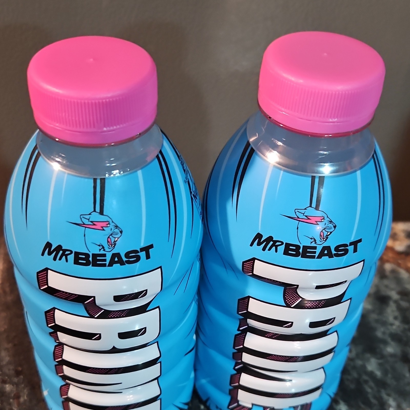 Prime Hydration Drink MrBeast Berry Freeze 12 fl oz Gluten-Free Caffeine-Free