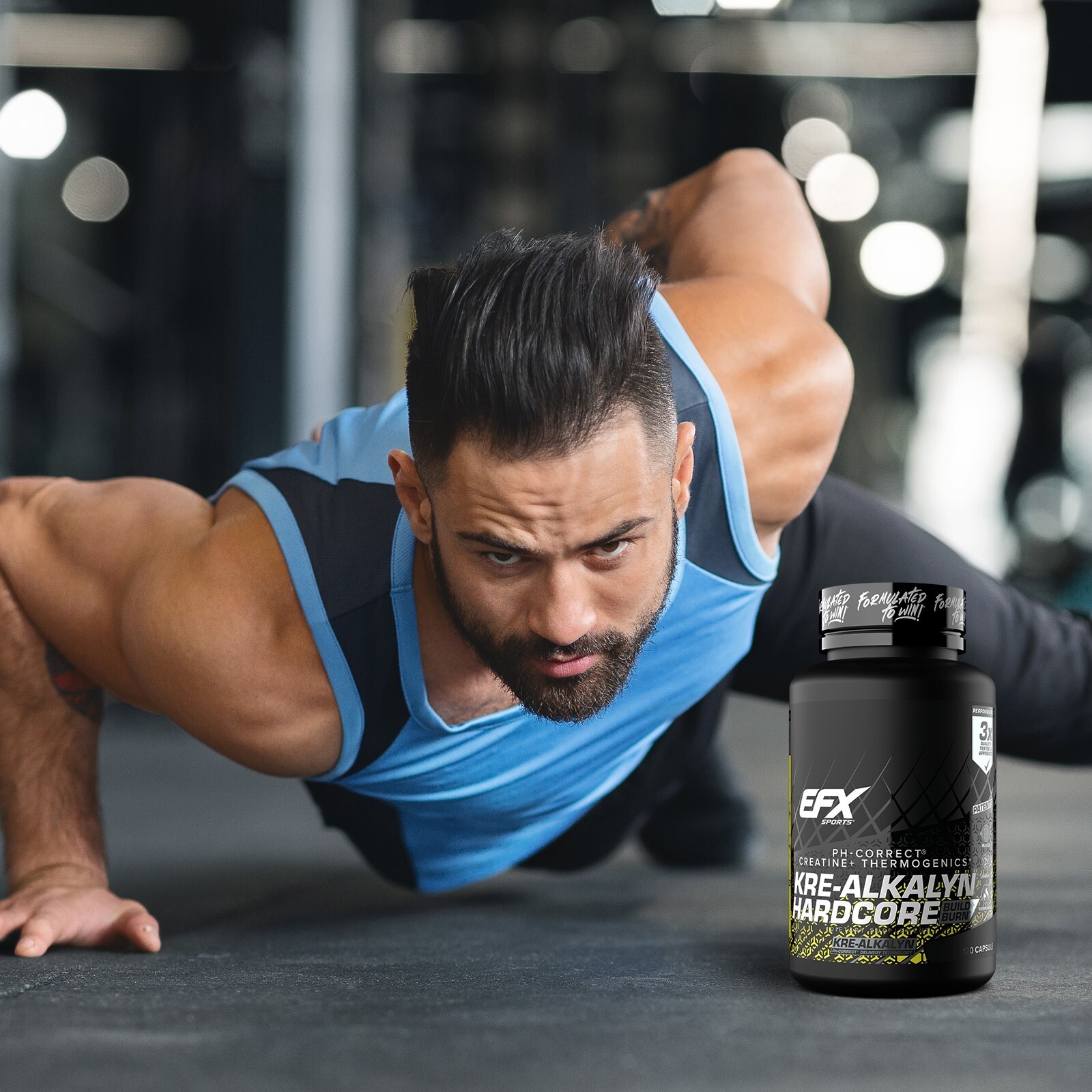 EFX KRE ALKALYN HARDCORE Creatine Thermogenic Fat Loss Energy 120 Capsules