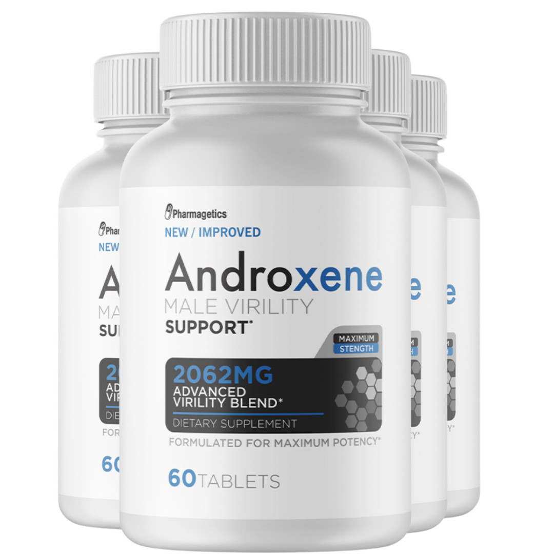 Androxene – Male Virility Support – 4 Bottles – 240 Tablets